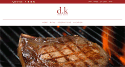 Desktop Screenshot of dksteakhouse.com