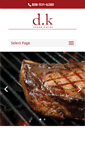 Mobile Screenshot of dksteakhouse.com